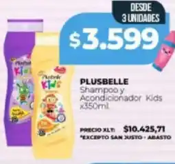 Supermayorista Vital Plusbelle shampoo y acondicionador kids oferta