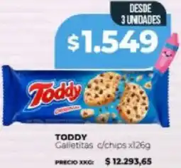 Supermayorista Vital Toddy galletitas c/chips oferta