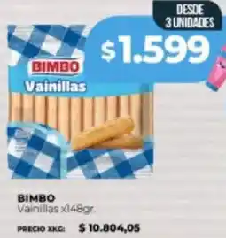 Supermayorista Vital Bimbo vainillas oferta