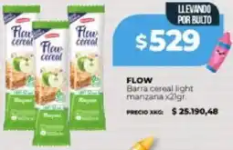 Supermayorista Vital Flow barra cereal light manzana oferta