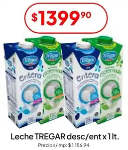 Hergo Tregar leche desc/ent oferta