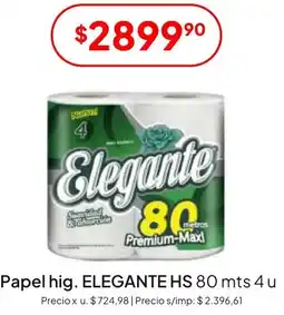 Hergo Elegante papel hig. hs oferta