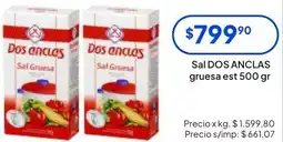 Hergo Dos anclas sal gruesa est oferta