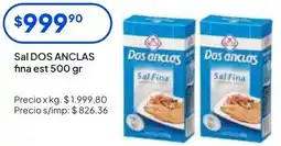 Hergo Dos anclas sal fina est oferta