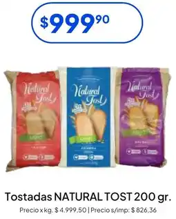 Hergo Natural tost tostadas oferta