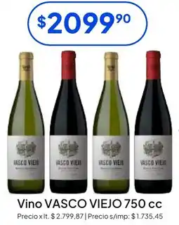 Hergo Vasco viejo vino oferta