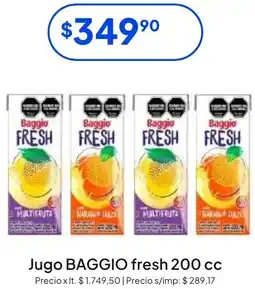 Hergo Baggio jugo fresh oferta