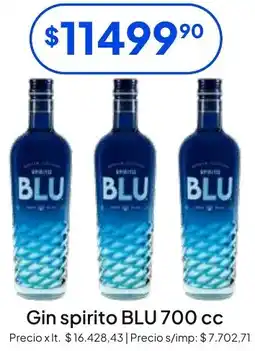 Hergo Blu gin spirito oferta