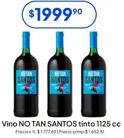 Hergo No tan santos vino tinto oferta