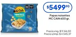 Hergo McCain papas noisettes oferta