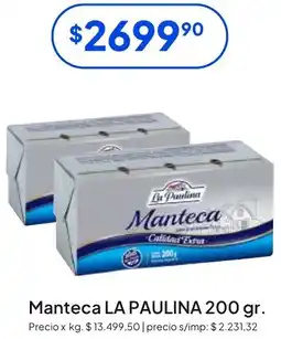 Hergo La paulina manteca oferta
