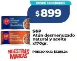 Supermayorista Vital S&p atún desmenuzado natural y aceite oferta