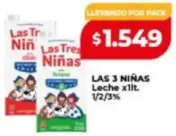 Supermayorista Vital Las 3 niñas leche oferta