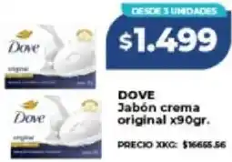 Supermayorista Vital Dove jabón crema original oferta