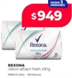 Supermayorista Vital Rexona jabon a/bact fresh oferta