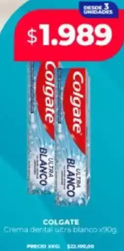 Supermayorista Vital Colgate crema dental ultra blanco oferta