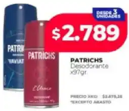 Supermayorista Vital Patrichs desodorante oferta