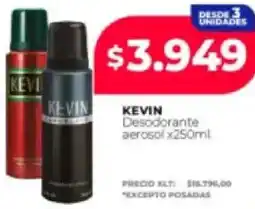 Supermayorista Vital Kevin desodorante aerosol oferta