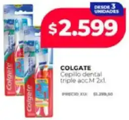 Supermayorista Vital Colgate cepillo dental triple accM oferta