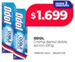Supermayorista Vital Odol crema dental doble accion oferta