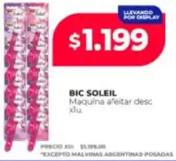 Supermayorista Vital Bic soleil maquina afeitar desc oferta