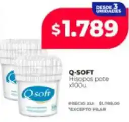 Supermayorista Vital Q-Soft hisopos pote oferta