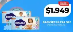 Supermayorista Vital Babysec ultra sec pañales regular oferta
