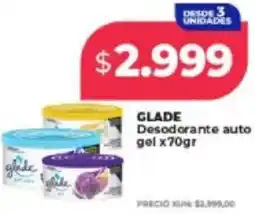 Supermayorista Vital Glade desodorante auto gel oferta