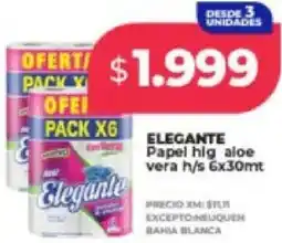 Supermayorista Vital Elegante papel hig aloe vera h/s oferta