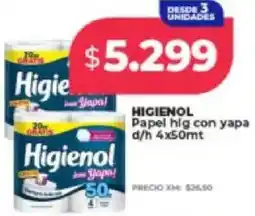 Supermayorista Vital Higienol papel hig con yapa d/h oferta