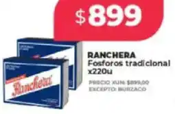 Supermayorista Vital Ranchera fosforos tradicional oferta