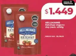 Supermayorista Vital Hellmann's ketchup vegano doy pack oferta