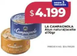 Supermayorista Vital La campagnola atun natural/acelte oferta