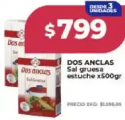 Supermayorista Vital Dos anclas sal gruesa estuche oferta