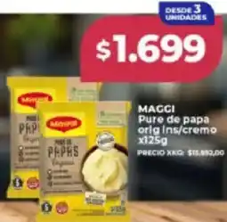 Supermayorista Vital Maggi pure de papa origins/cremo oferta