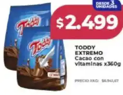 Supermayorista Vital Toddy extremo cacao con vitaminas oferta