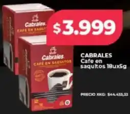 Supermayorista Vital Cabrales cafe en saquitos oferta