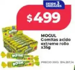 Supermayorista Vital Mogul gomitas acido extreme rollo oferta