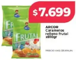 Supermayorista Vital Arcor caramelos relleno frutal oferta
