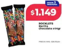 Supermayorista Vital Rocklets barrita chocolate oferta