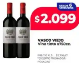 Supermayorista Vital Vasco viejo vino tinto oferta
