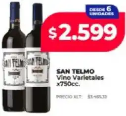 Supermayorista Vital San telmo vino varietales oferta