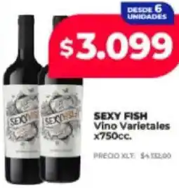 Supermayorista Vital Sexy fish vino varietales oferta