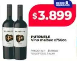 Supermayorista Vital Putruele vino malbec oferta