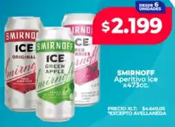 Supermayorista Vital Smirnoff aperitivo ice oferta