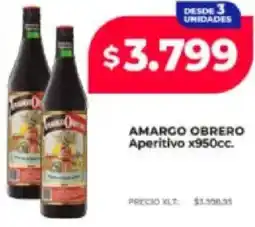 Supermayorista Vital Amargo obrero aperitivo oferta
