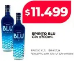 Supermayorista Vital Blu spirito gin oferta