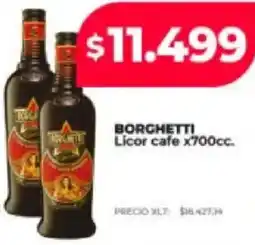Supermayorista Vital Borghetti licor cafe oferta