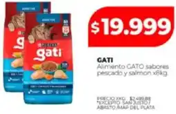 Supermayorista Vital Gati alimento gato sabores pescado y salmon oferta