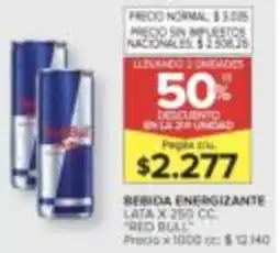 Carrefour Energizante bebida lata oferta